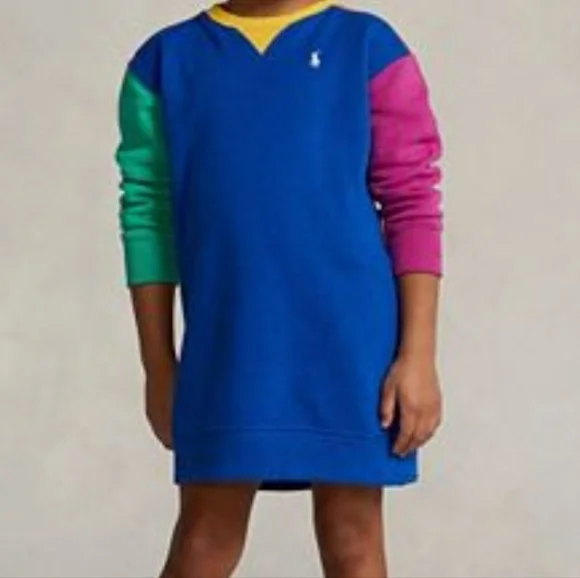 Girls Ralph Lauren sweatshirt dress size 16(XL) - Picture 3 of 6